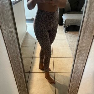 Beyond Yoga Spacedye Pink Leopard Leggings